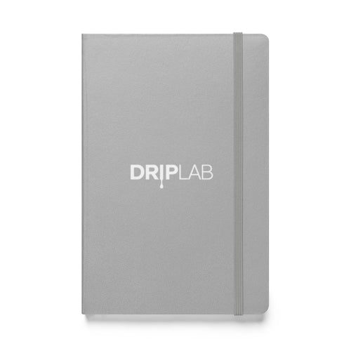 Zilvergrijs hardcover DRIPLAB creative journal